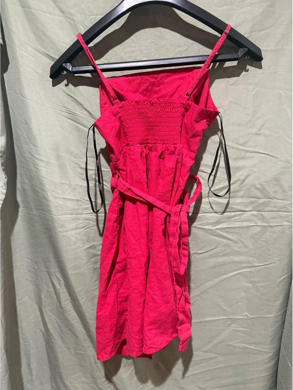 Forever 21 red wrap mini dress